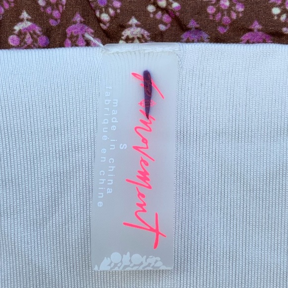 NWOT Free People FP Movement The Way Home High-Rise Printed Shorts - Picture 6 of 7